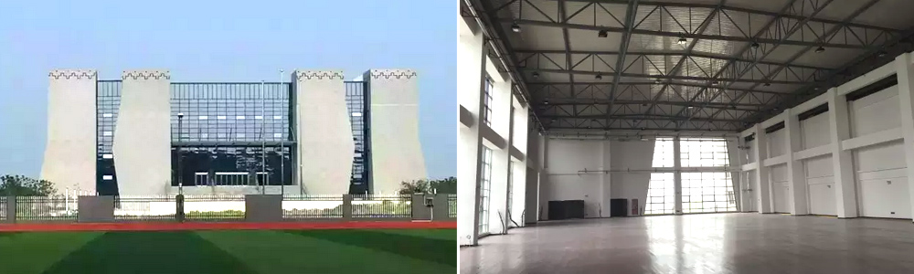 六安體育場館的外墻保溫及管道保溫材料均選用華能中天