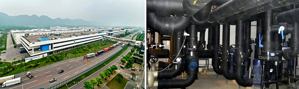 重慶富士康辦公大樓保溫材料全部采用華能中天產(chǎn)品