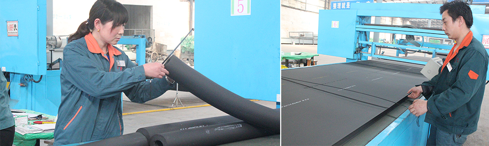 華能中天橡塑生產(chǎn)線