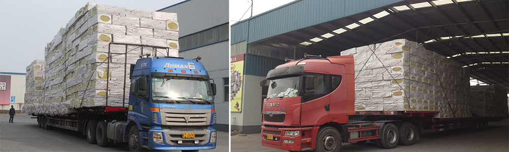 華能中天幕墻巖棉板運(yùn)輸