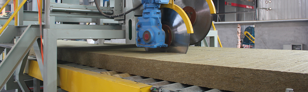 華能中天防火巖棉板生產(chǎn)車間